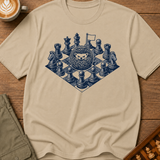 Chess Set Study T-Shirt