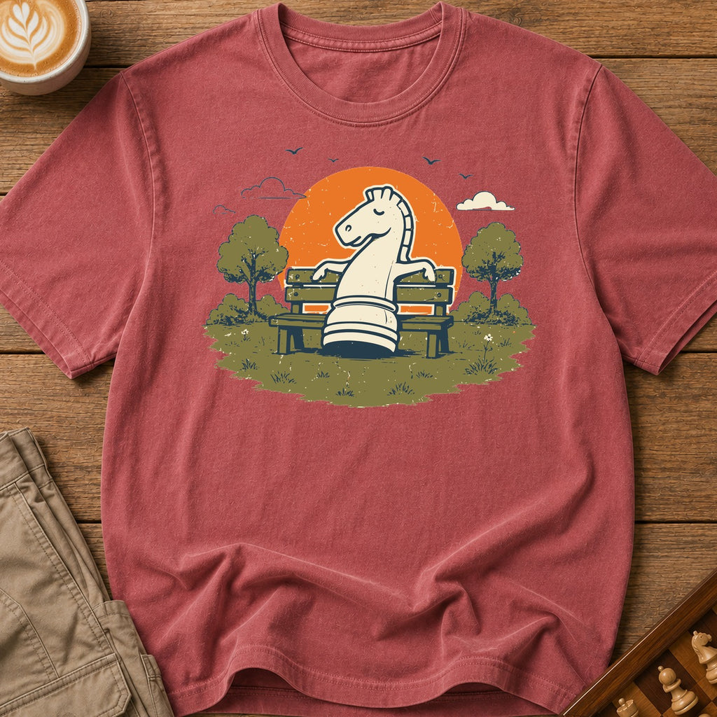 Knight On A Park Bench T-Shirt