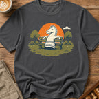 Knight On A Park Bench T-Shirt