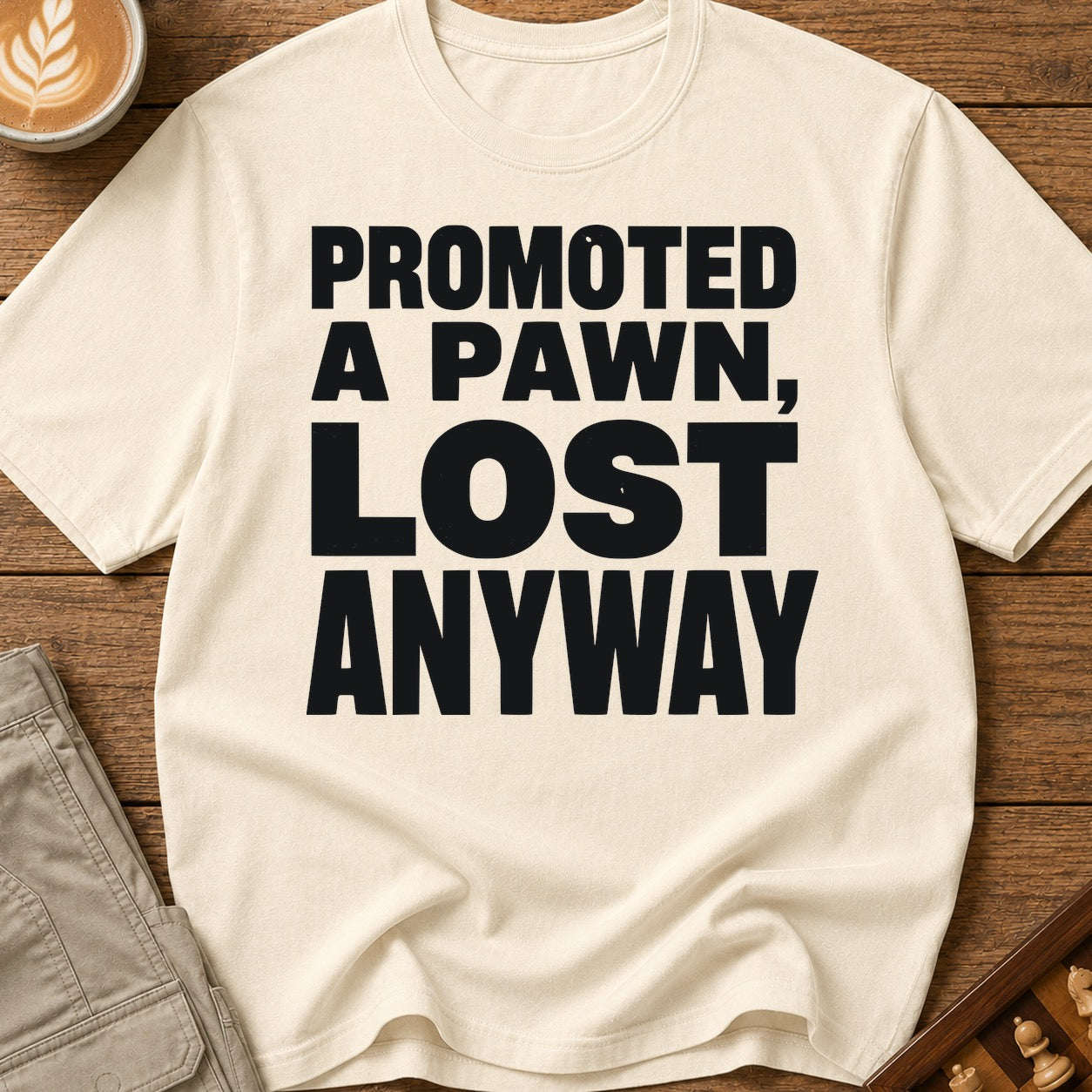 Promoted A Pawn Lost Anyway T-Shirt