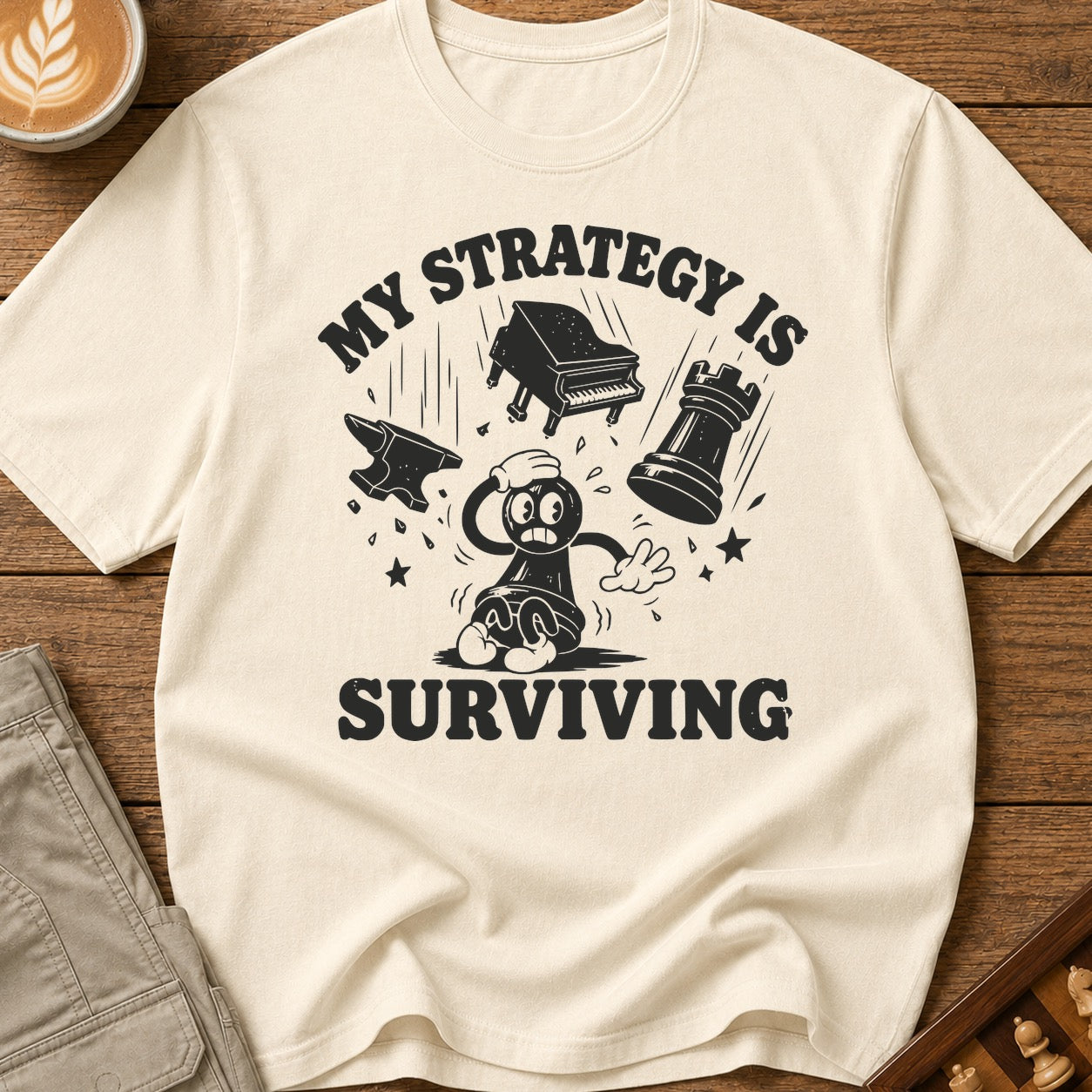 My Strategy Is Surviving T-Shirt
