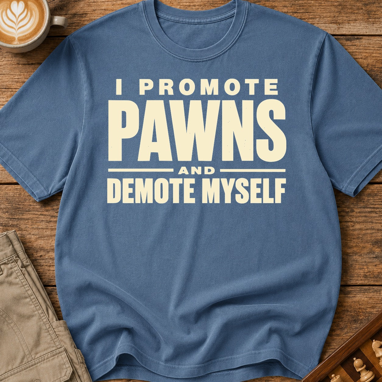 I Promote Pawns Demote Myself T-Shirt