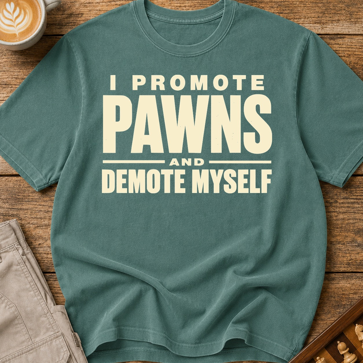 I Promote Pawns Demote Myself T-Shirt