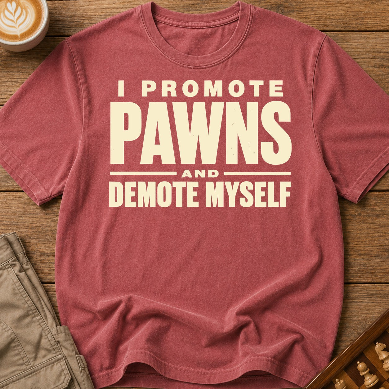 I Promote Pawns Demote Myself T-Shirt