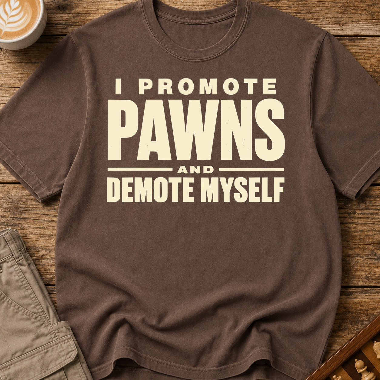 I Promote Pawns Demote Myself T-Shirt