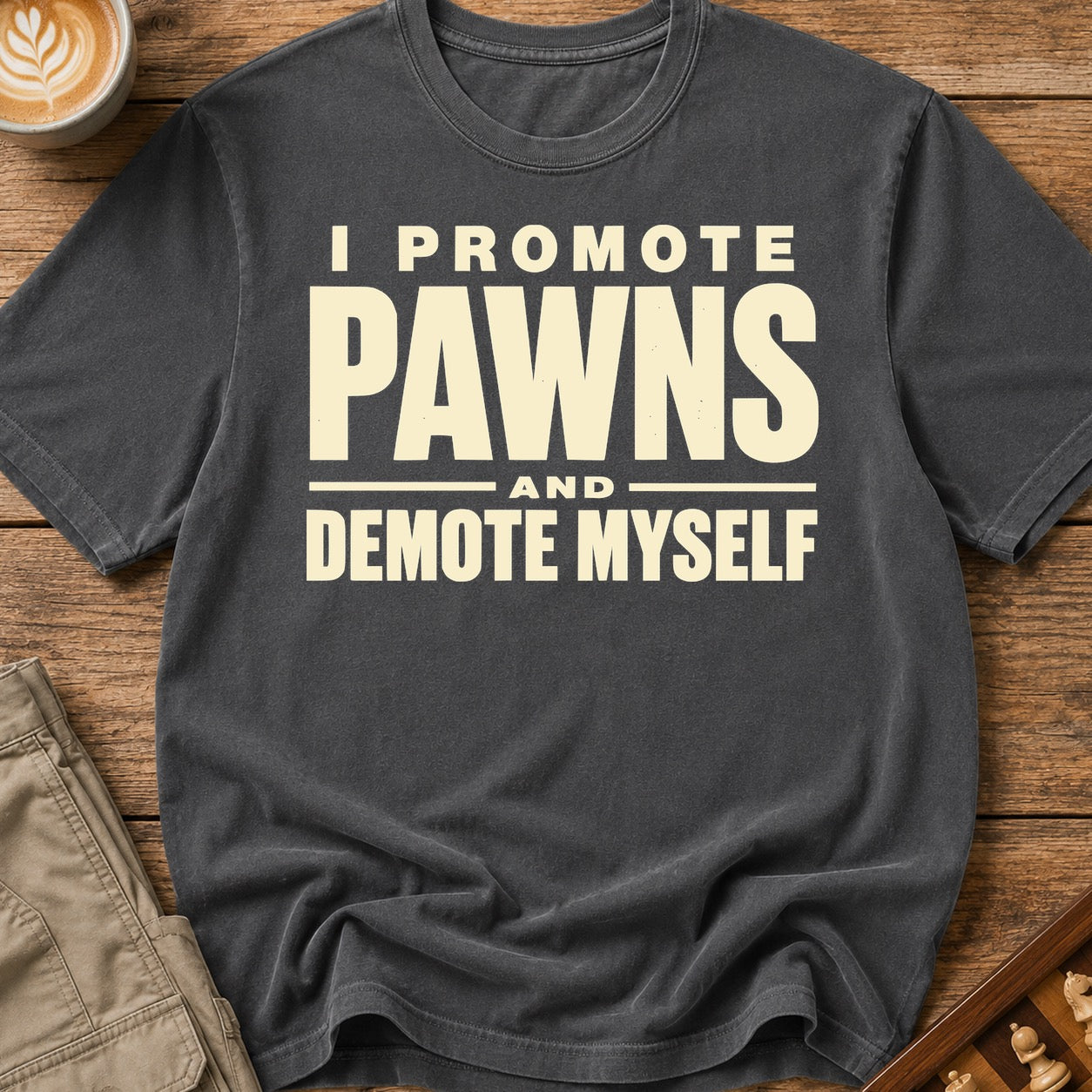 I Promote Pawns Demote Myself T-Shirt