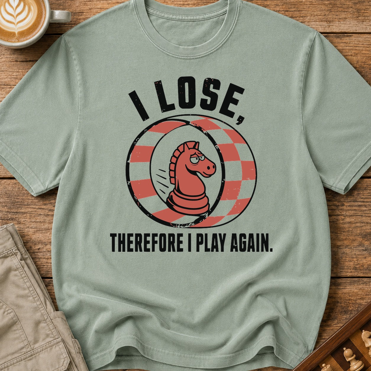 I Lose Therefore I Play Again T-Shirt
