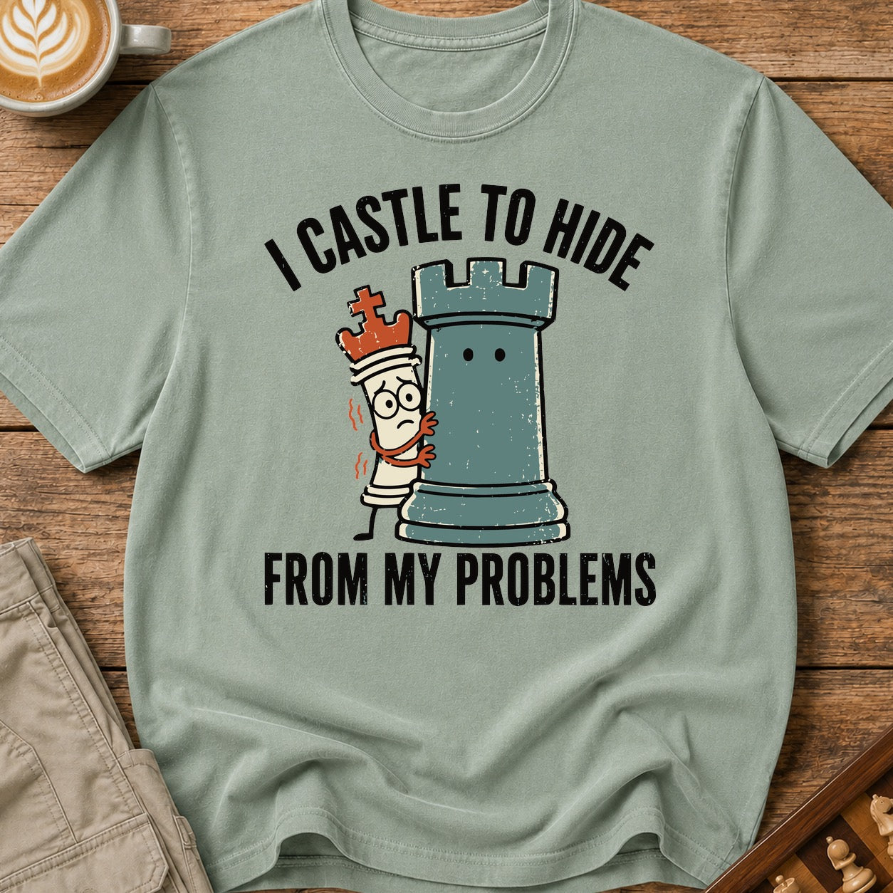 I Castle To Hide From Problems T-Shirt