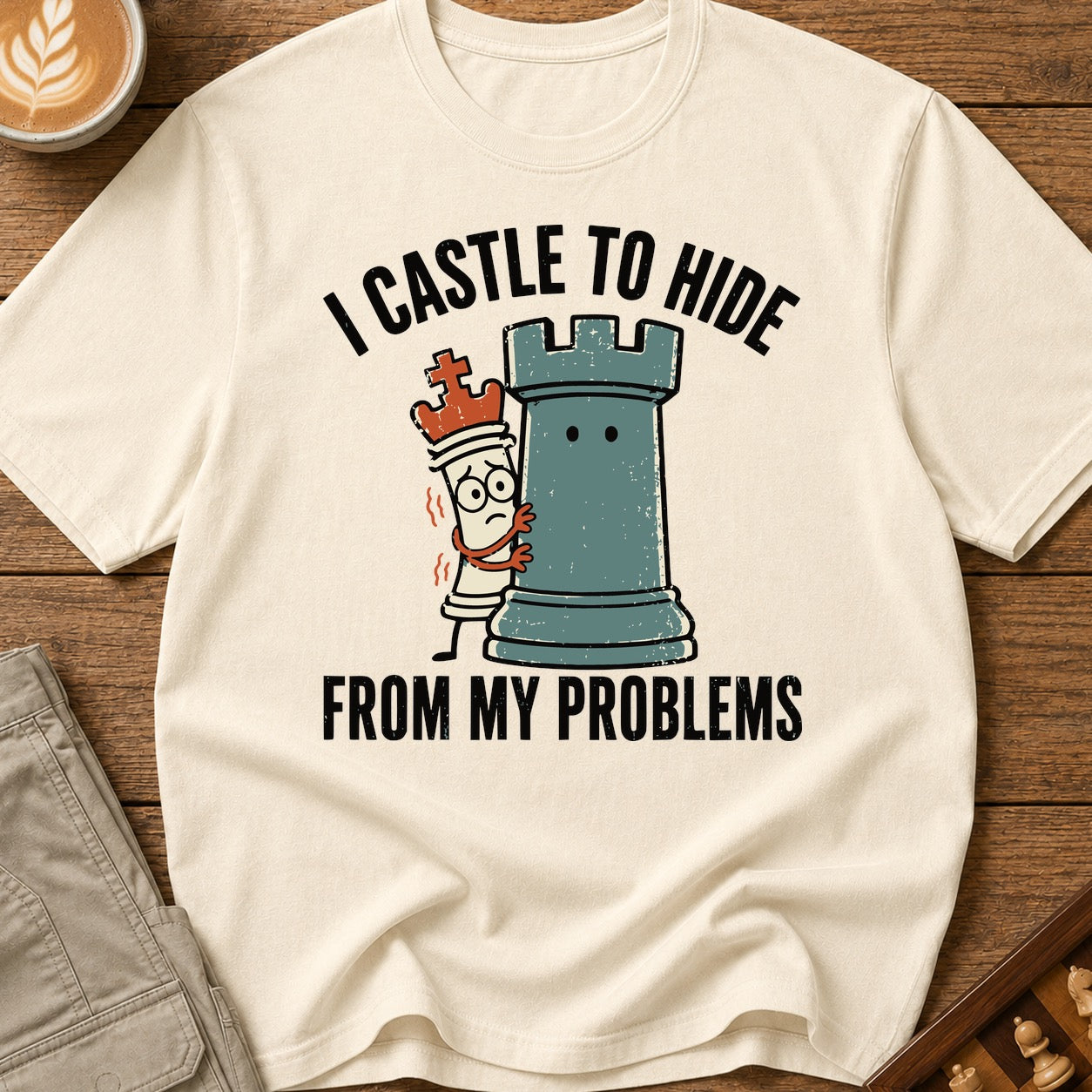 I Castle To Hide From Problems T-Shirt