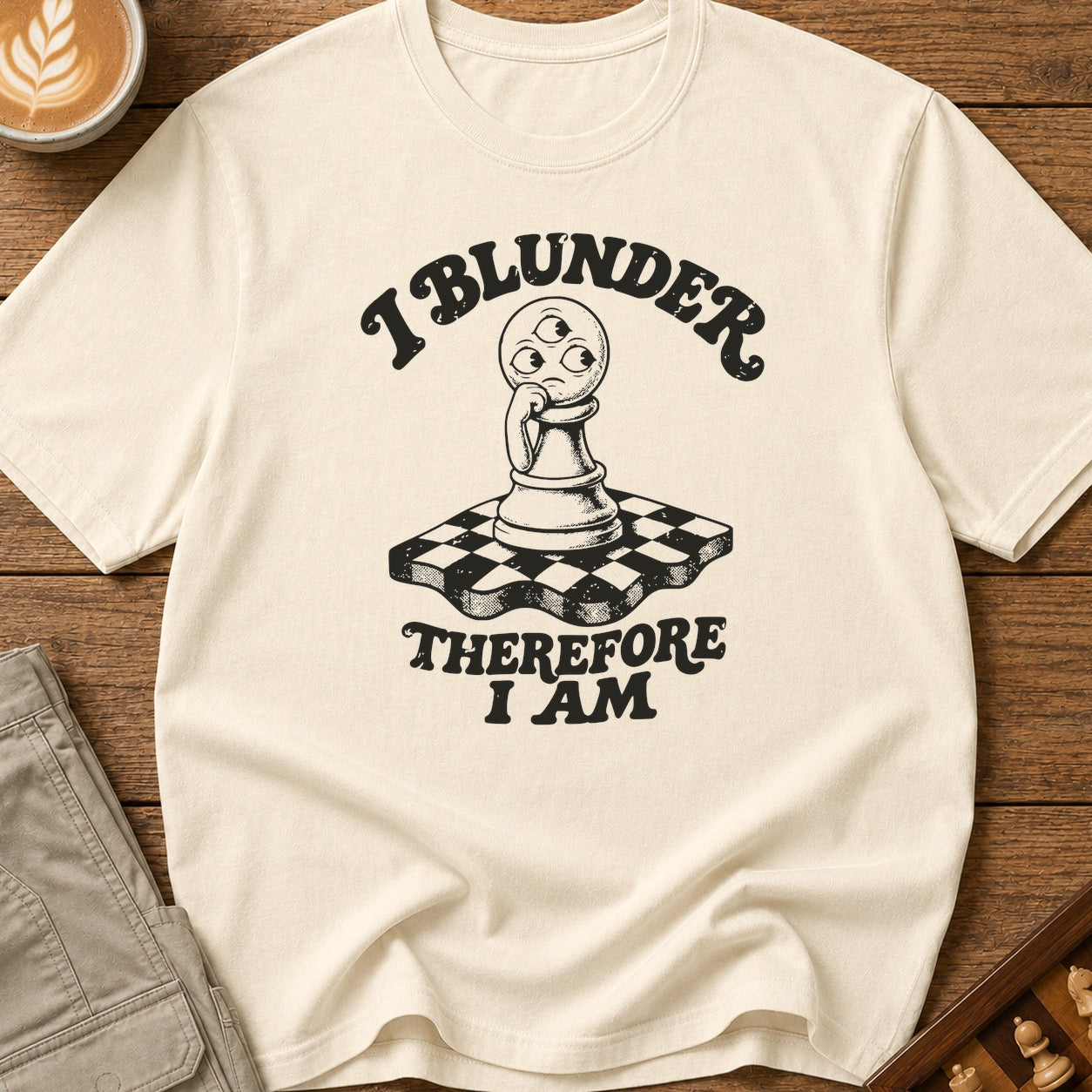 I Blunder Therefore I Am T-Shirt