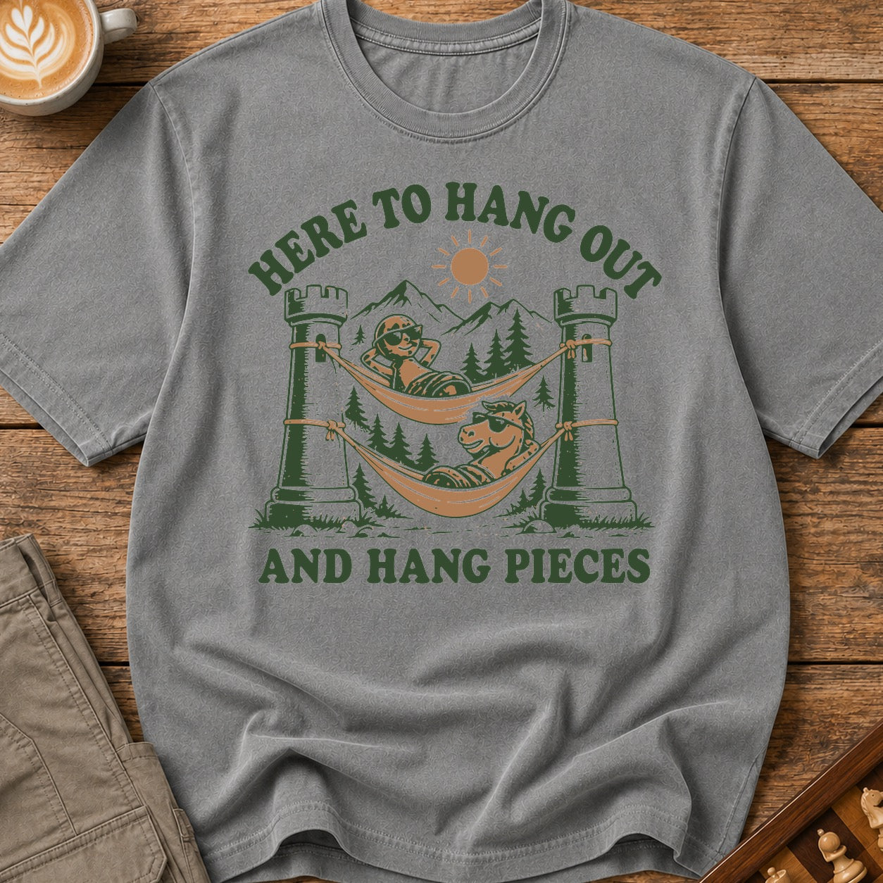Here To Hang Out And Hang Pieces T-Shirt
