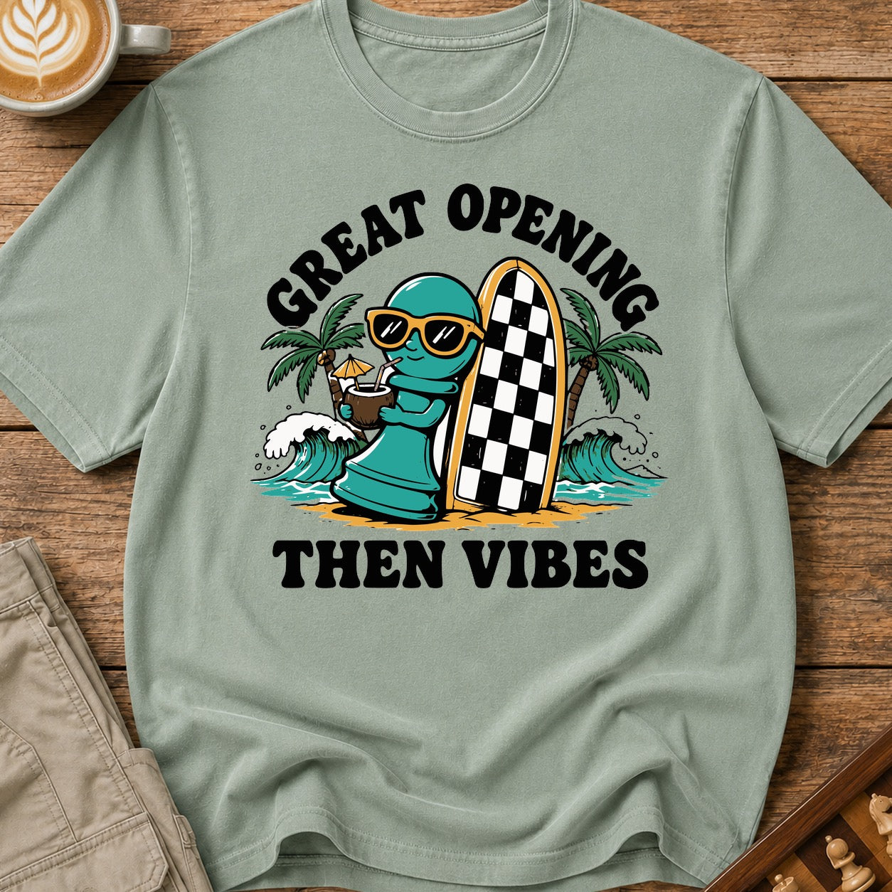 Beach Day Chess Piece T-Shirt