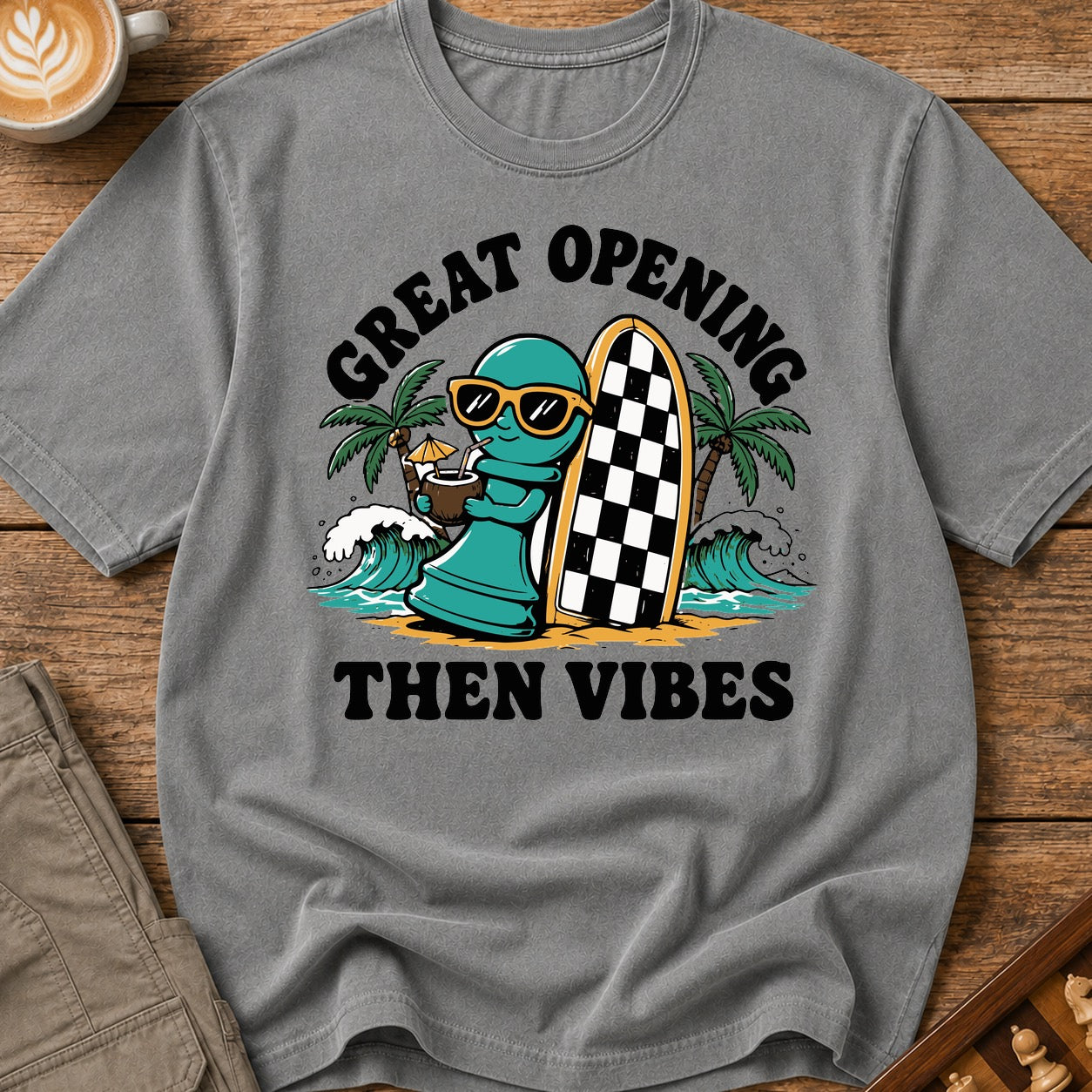 Beach Day Chess Piece T-Shirt