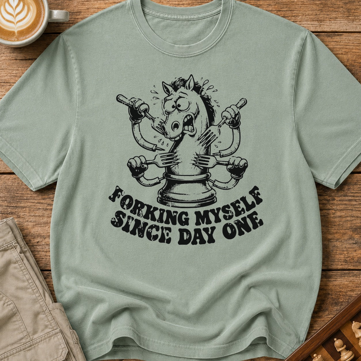 Forking Myself Since Day One T-Shirt