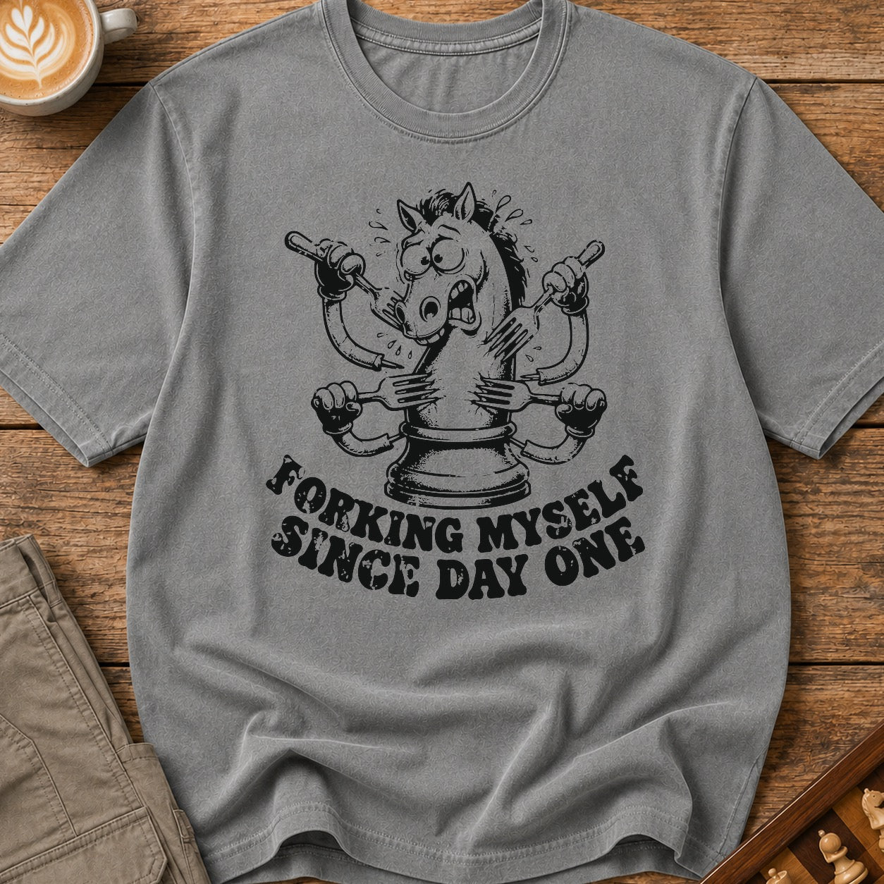 Forking Myself Since Day One T-Shirt