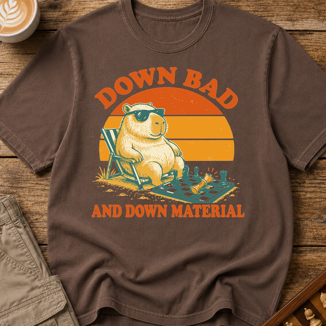 Down Bad And Down Material T-Shirt