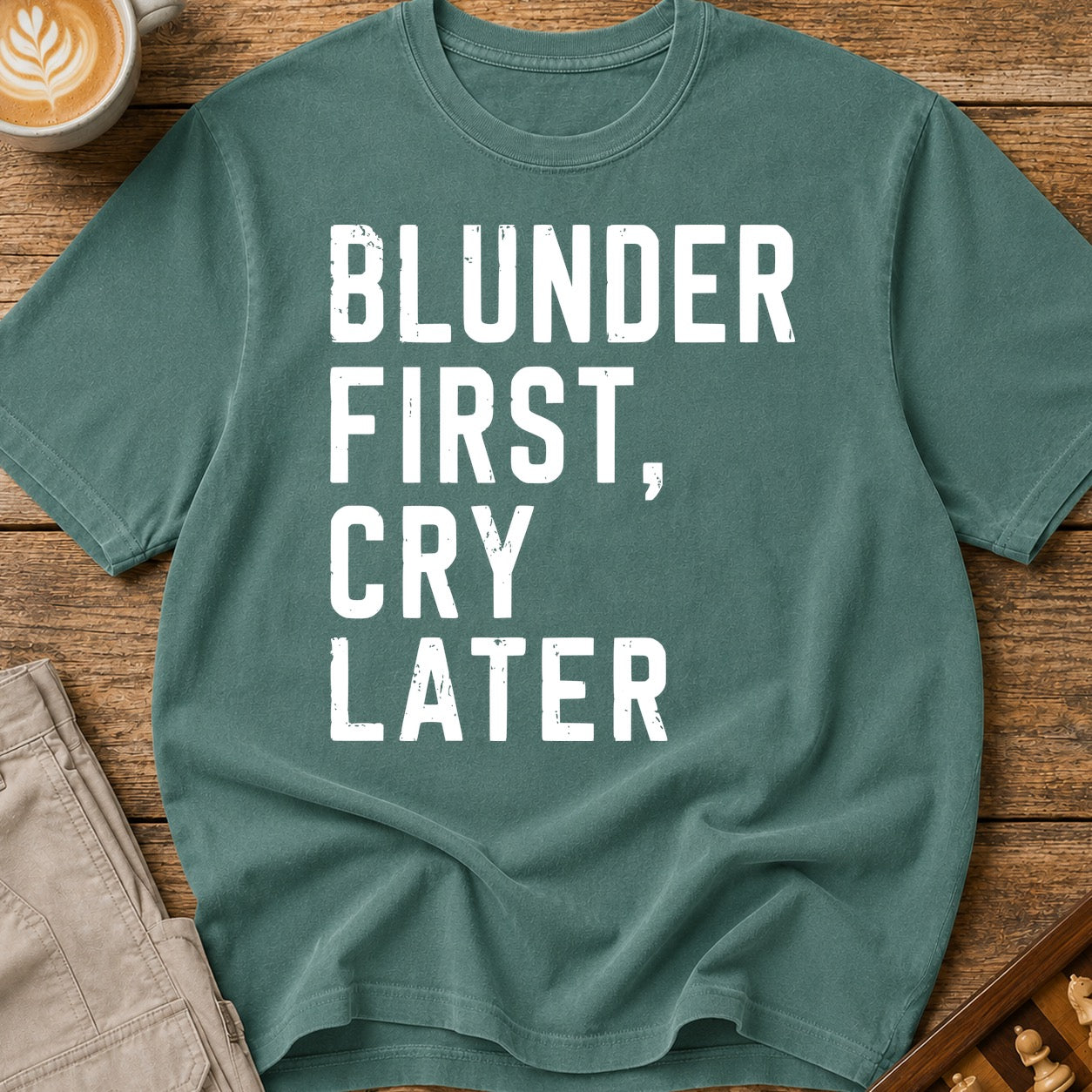 Blunder First Cry Later T-Shirt