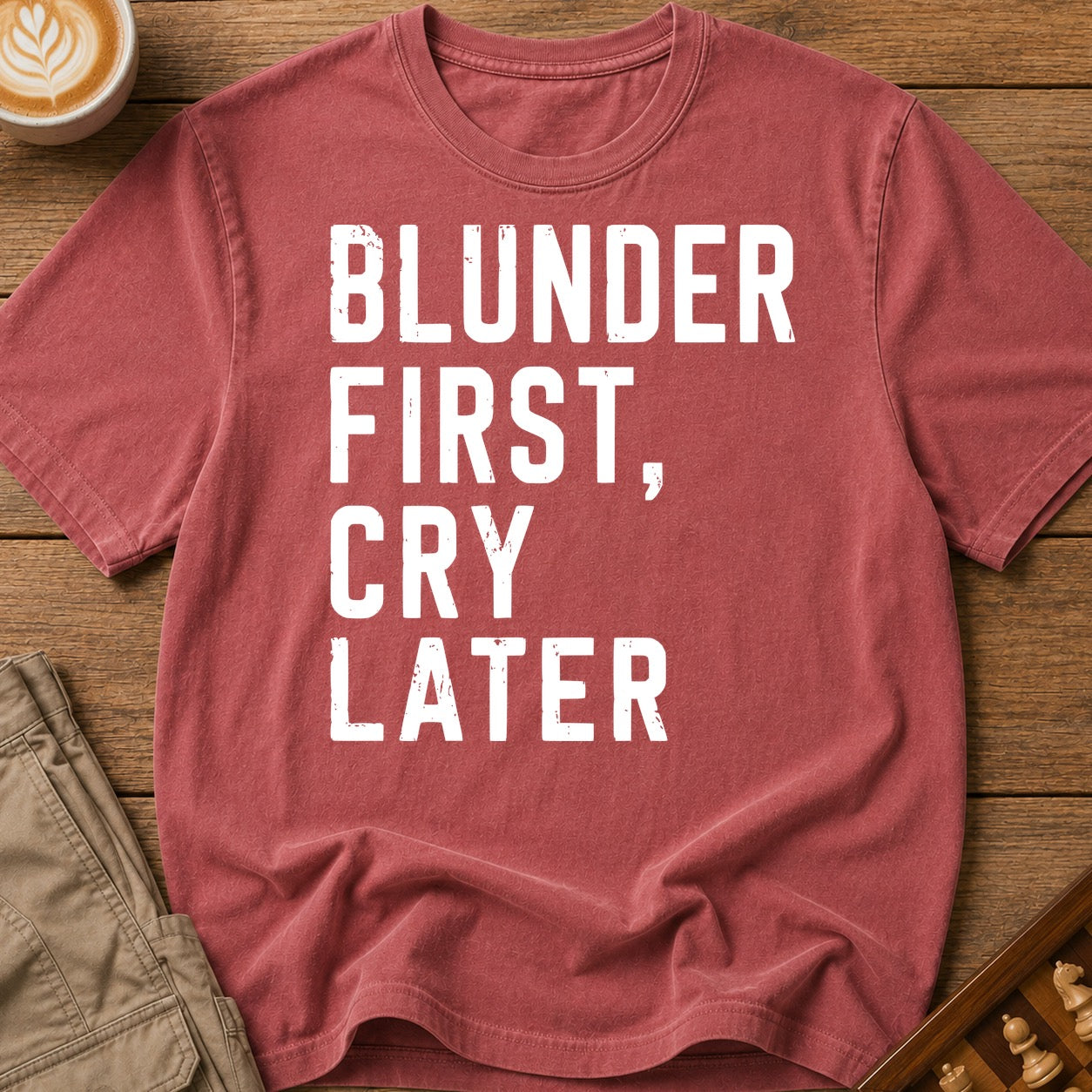 Blunder First Cry Later T-Shirt
