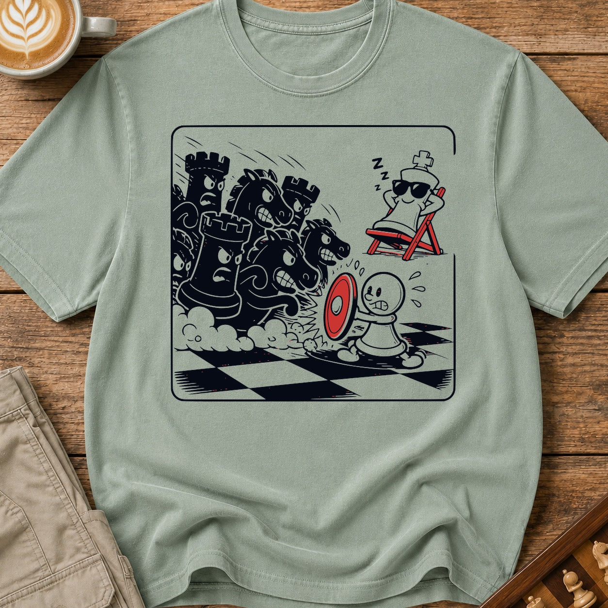 King Asleep As Pieces Flee T-Shirt