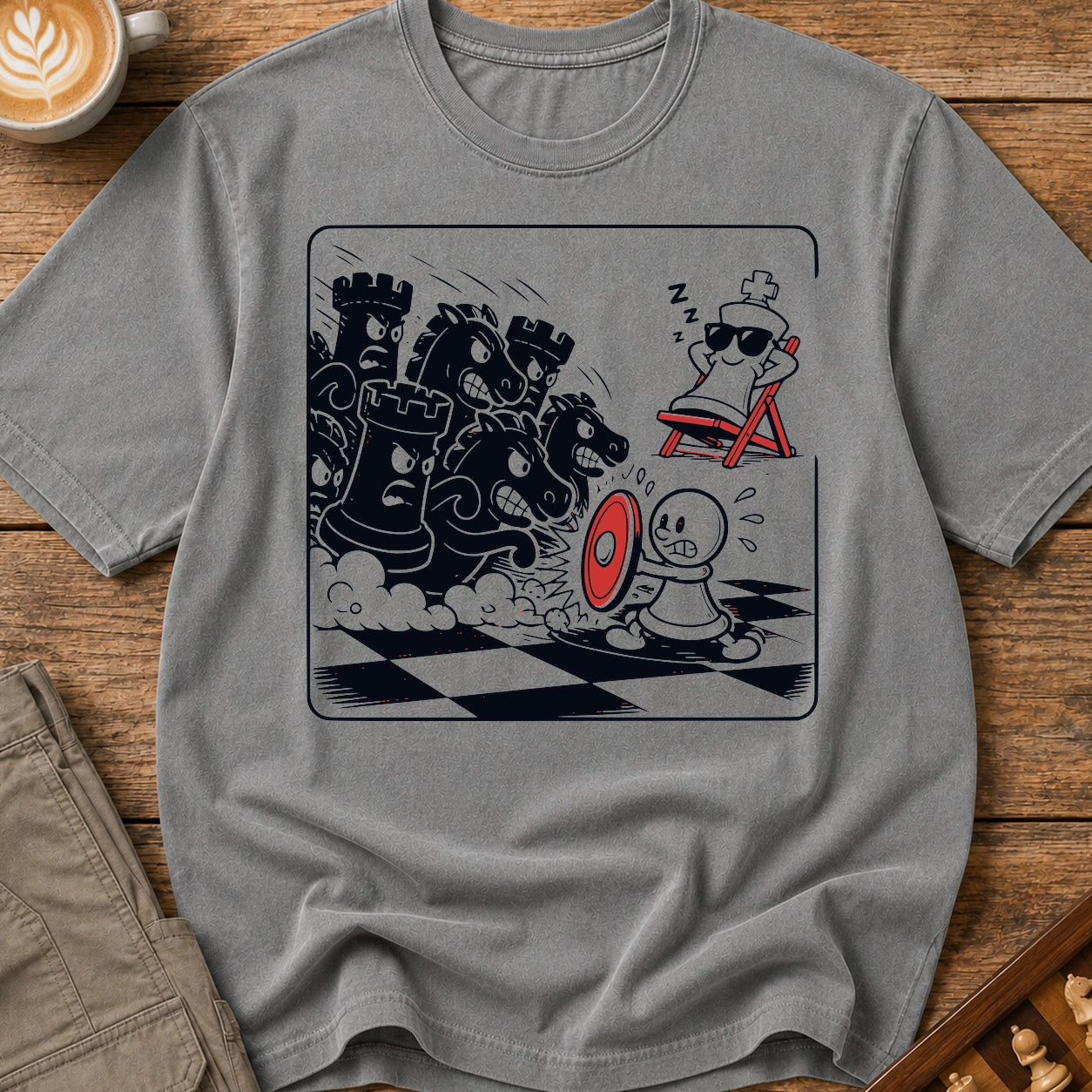 King Asleep As Pieces Flee T-Shirt