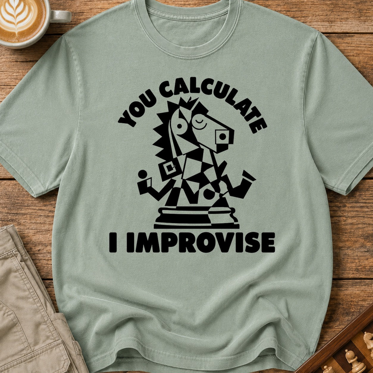 You Calculate I Improvise T-Shirt