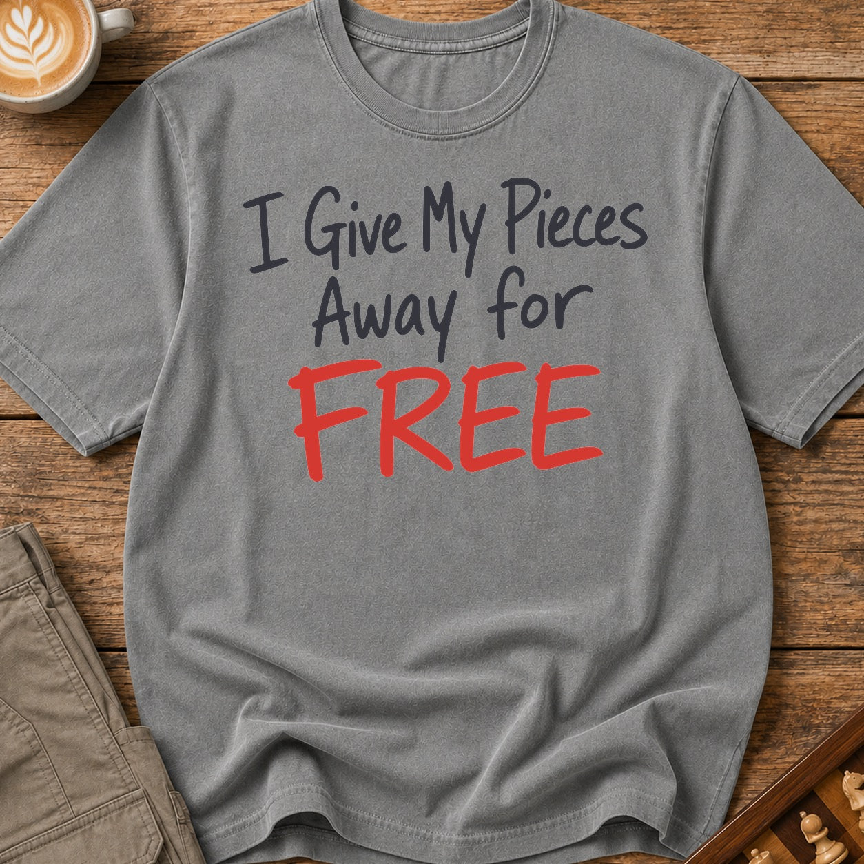 I Give My Pieces Away Free T-Shirt