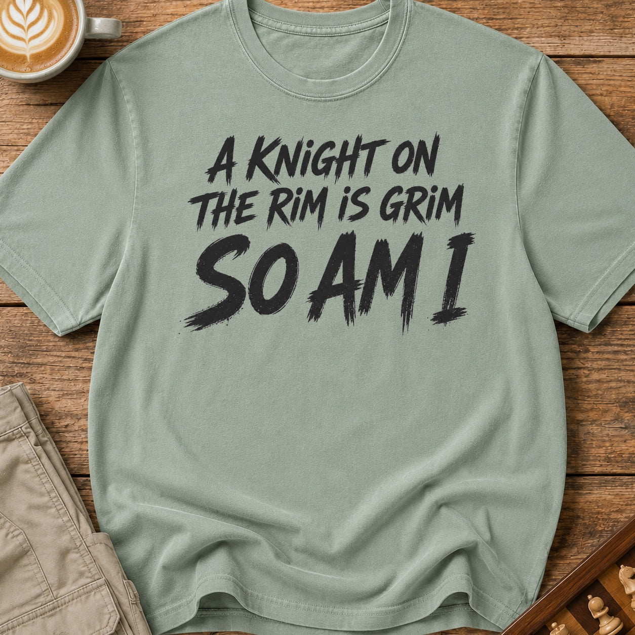 A Knight On The Rim Is Grim T-Shirt