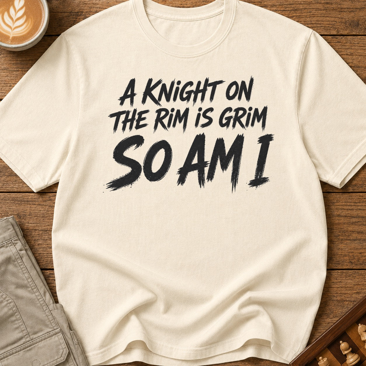 A Knight On The Rim Is Grim T-Shirt