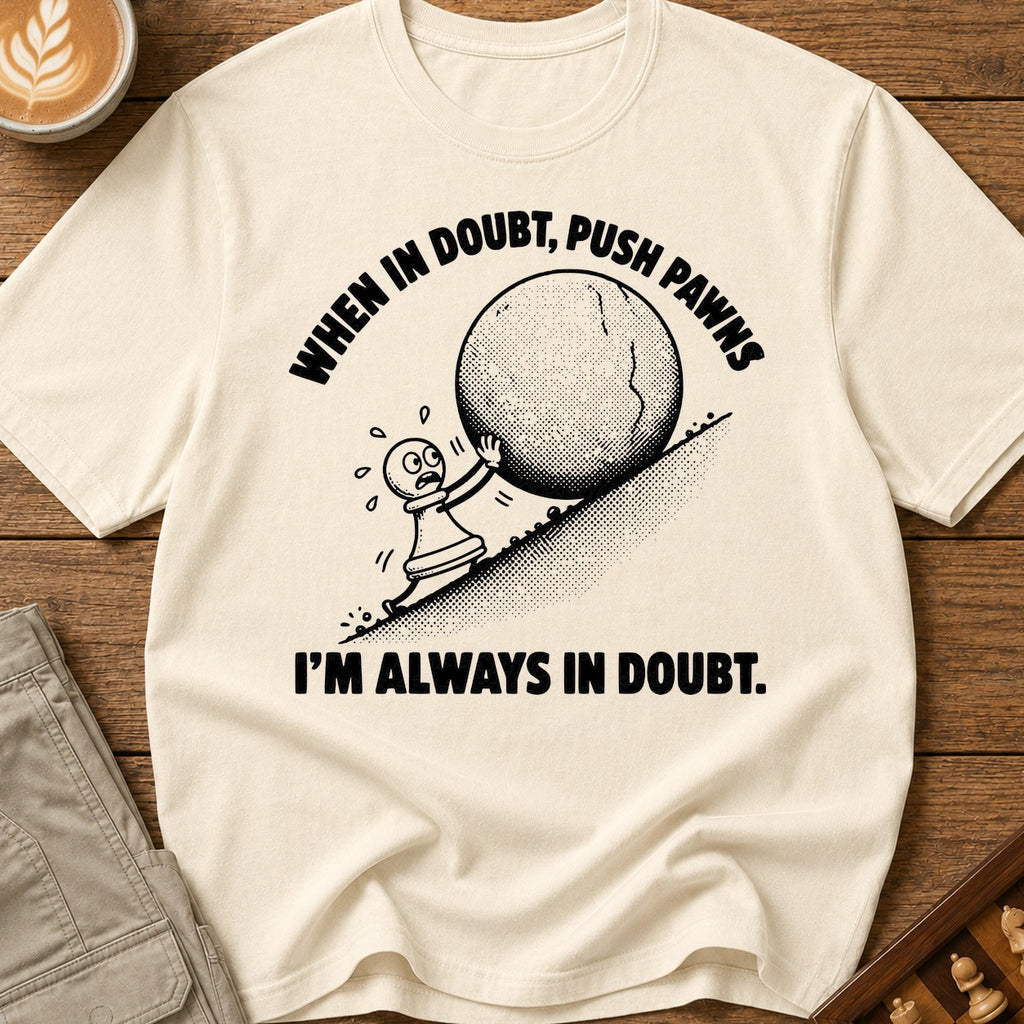 When In Doubt Push Pawns T-Shirt