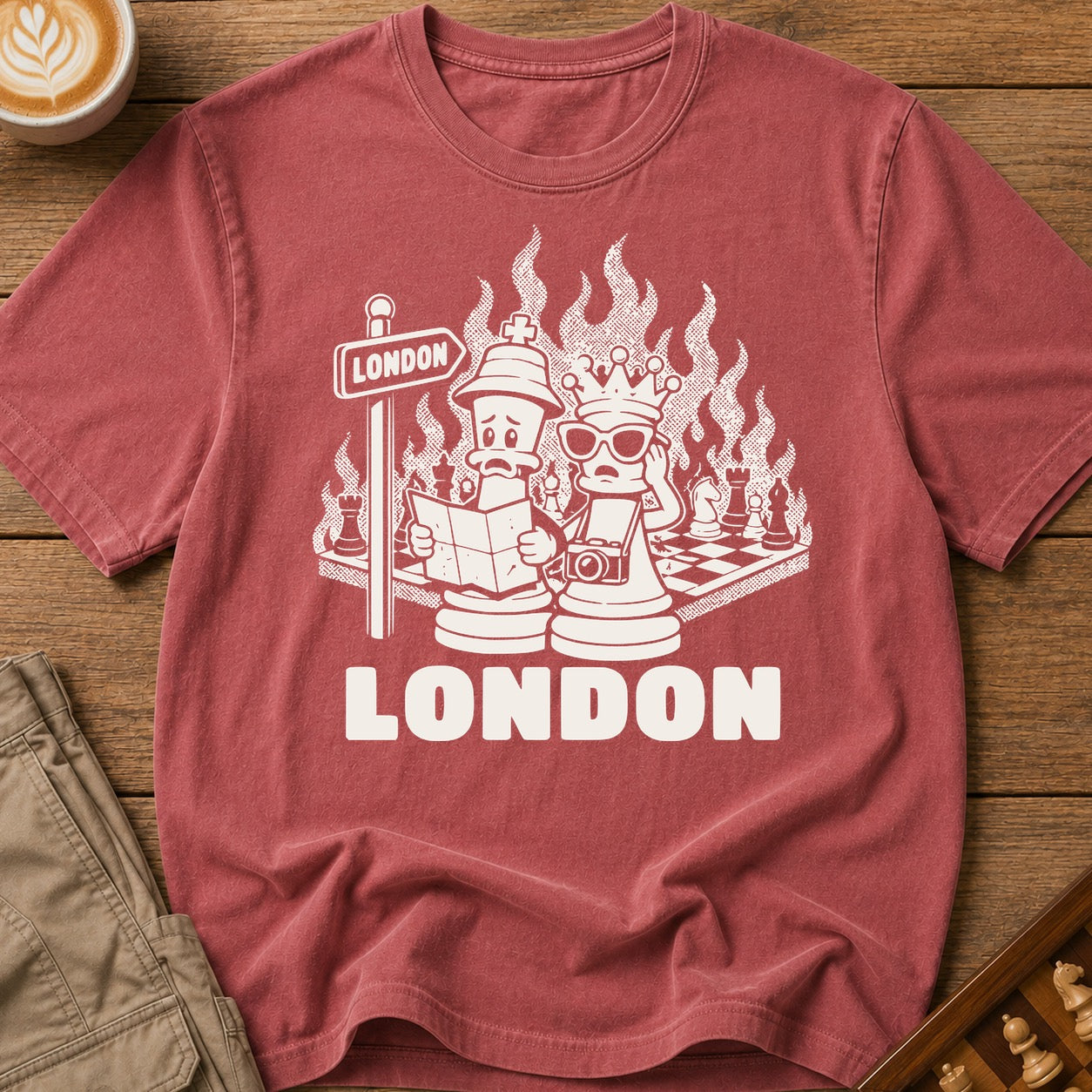 This Is Fine The London T-Shirt