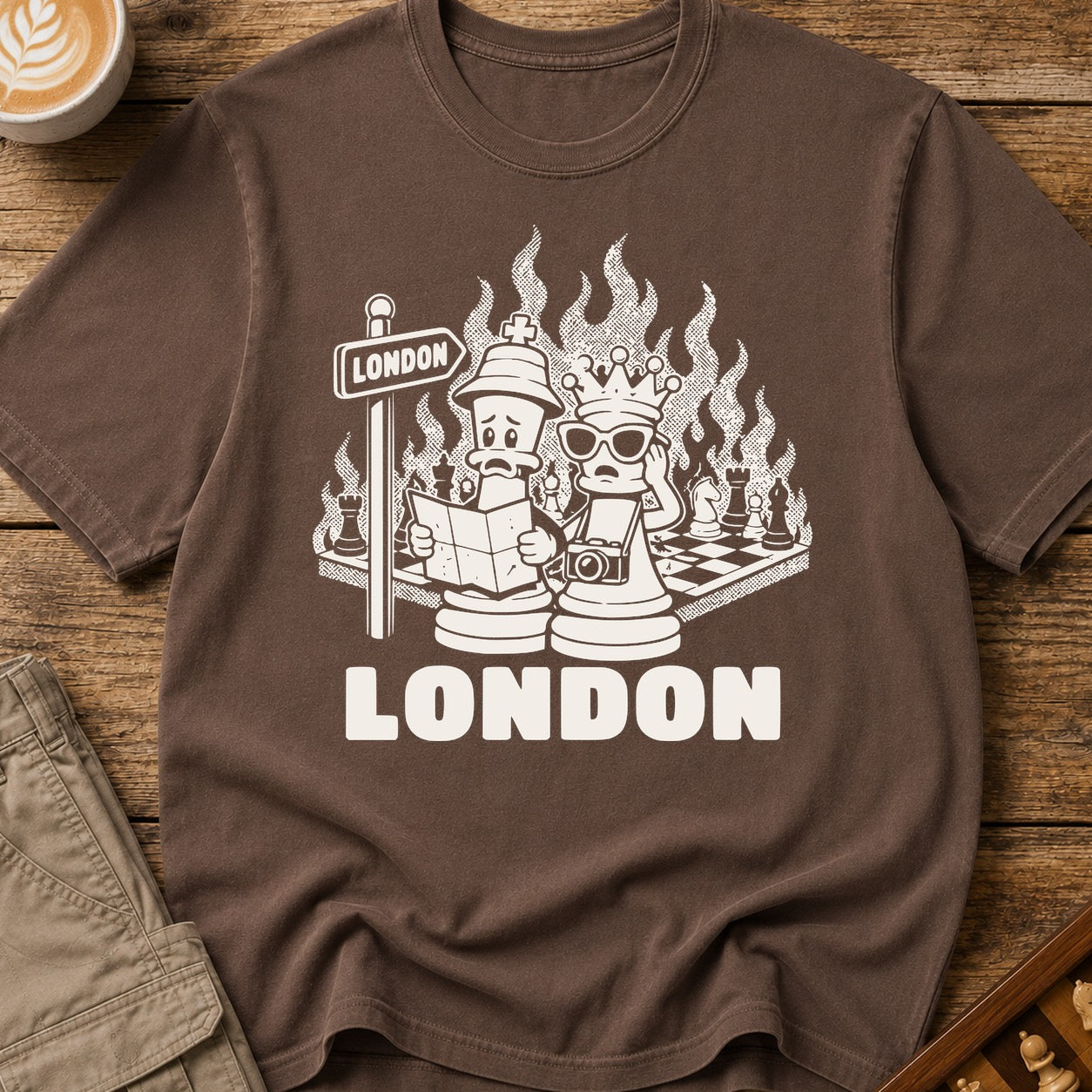 This Is Fine The London T-Shirt