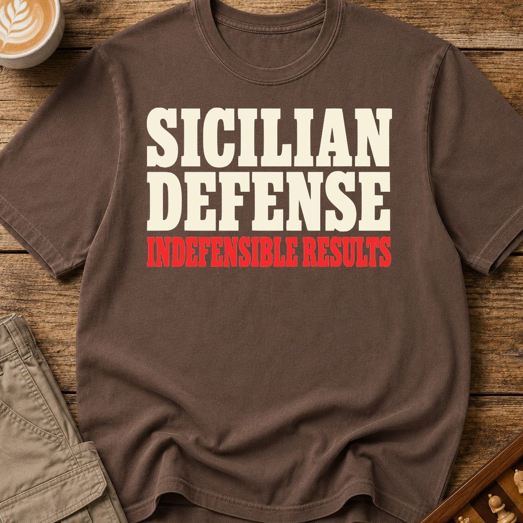 Sicilian Defense Indefensible Results T-Shirt