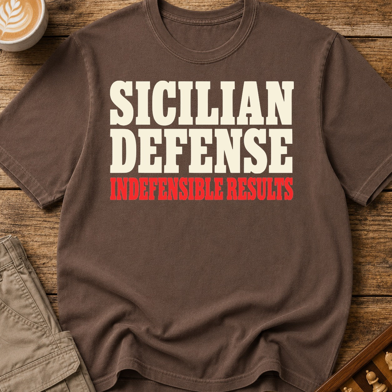 Sicilian Defense Indefensible Results T-Shirt