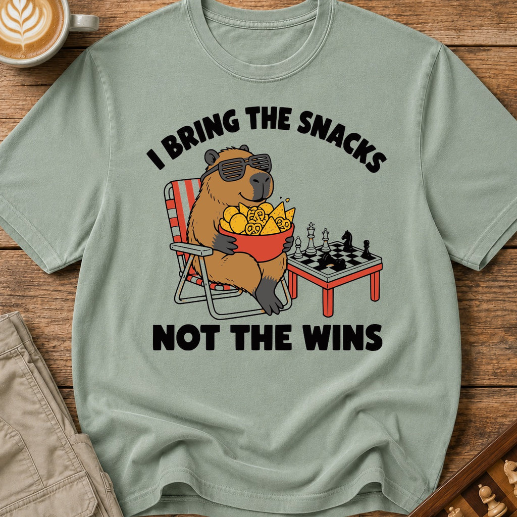 I Bring The Snacks Not The Wins T-Shirt