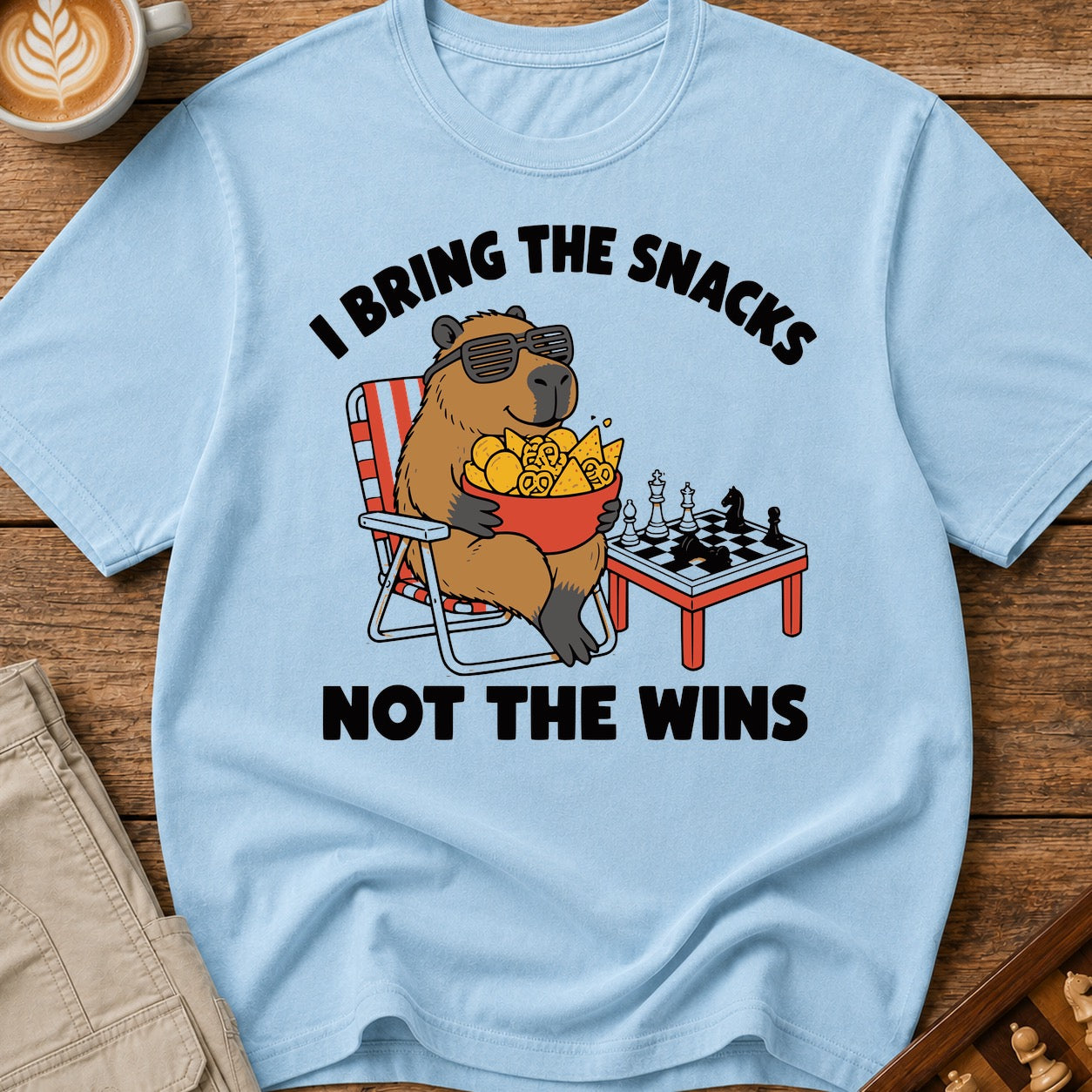 I Bring The Snacks Not The Wins T-Shirt