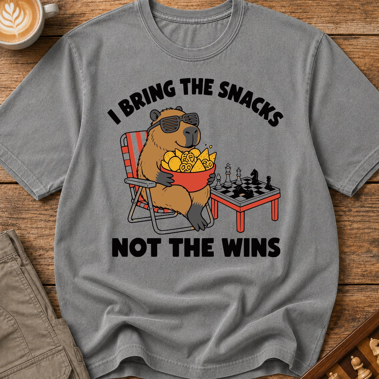 I Bring The Snacks Not The Wins T-Shirt