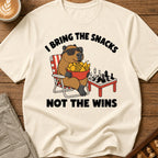 I Bring The Snacks Not The Wins T-Shirt