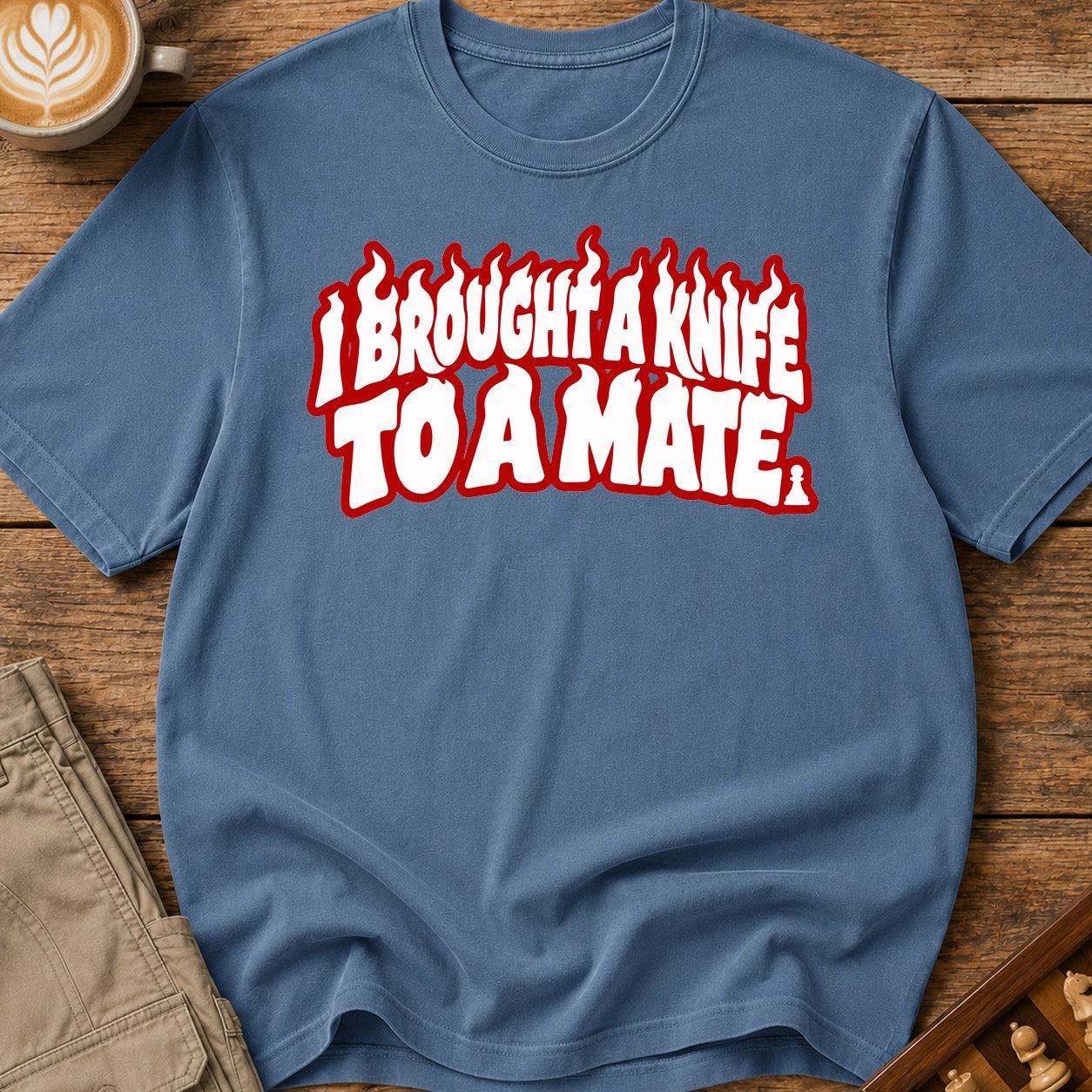 I Brought A Knife To A Mate T-Shirt
