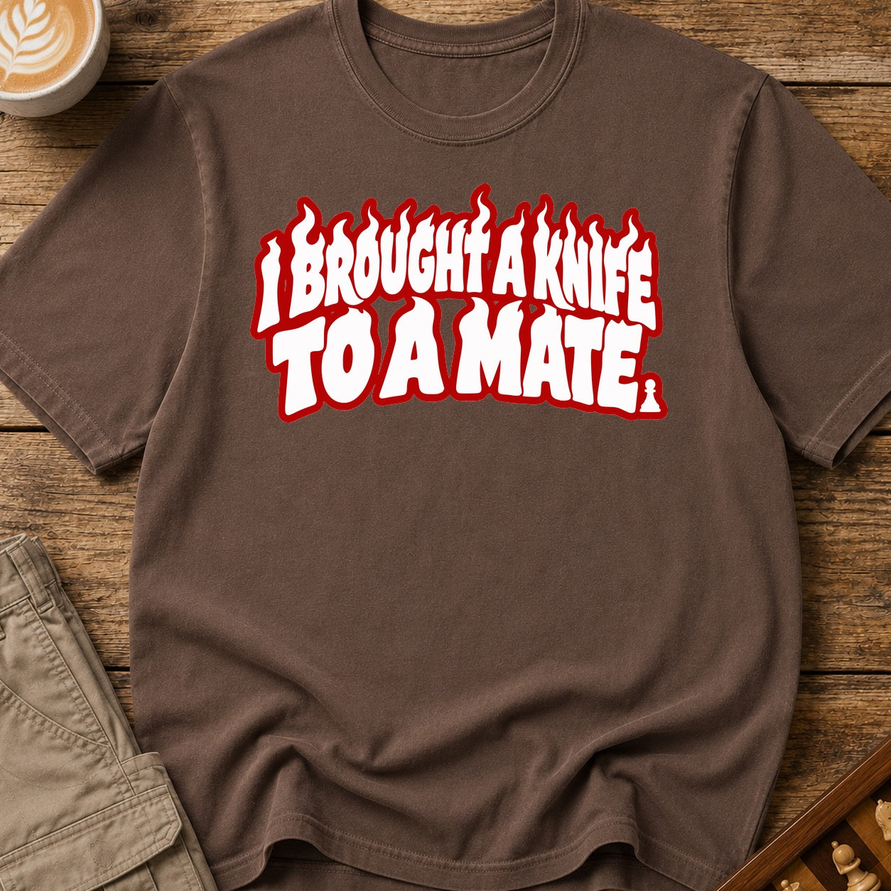 I Brought A Knife To A Mate T-Shirt