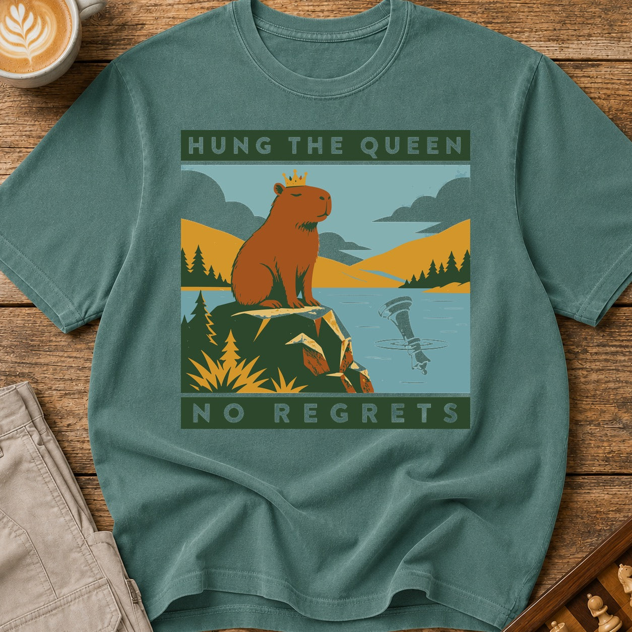 Hung The Queen No Regrets T-Shirt