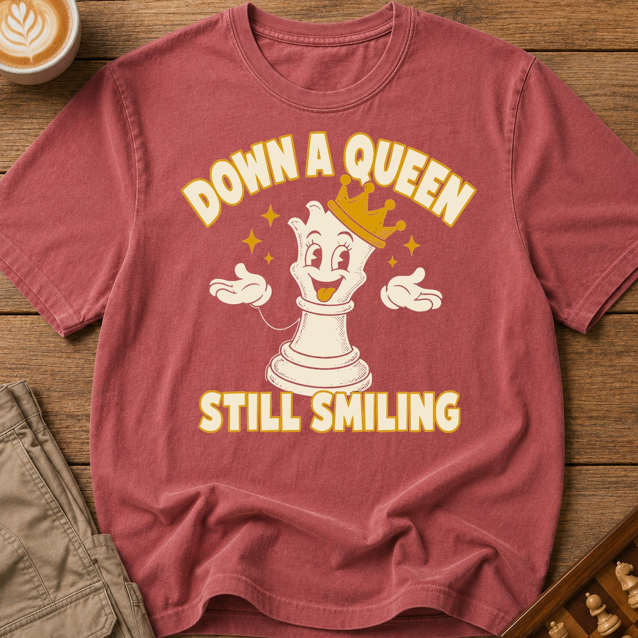 Down A Queen Still Smiling T-Shirt