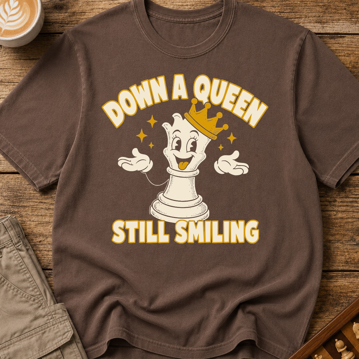 Down A Queen Still Smiling T-Shirt