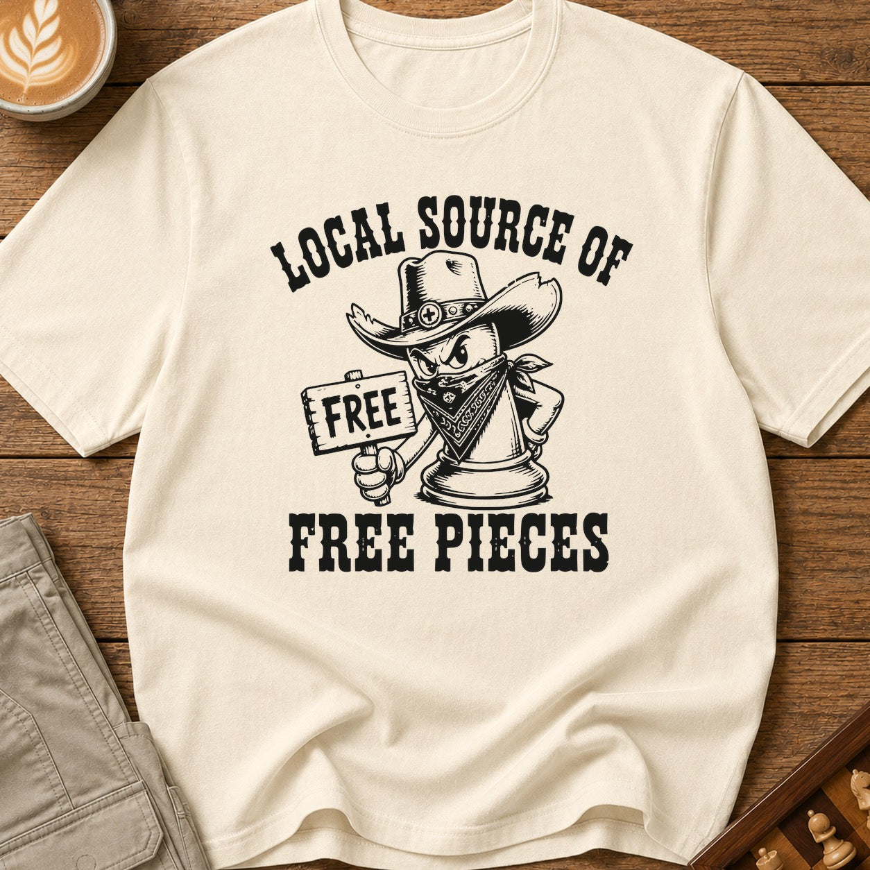 Local Source Of Free Pieces T-Shirt