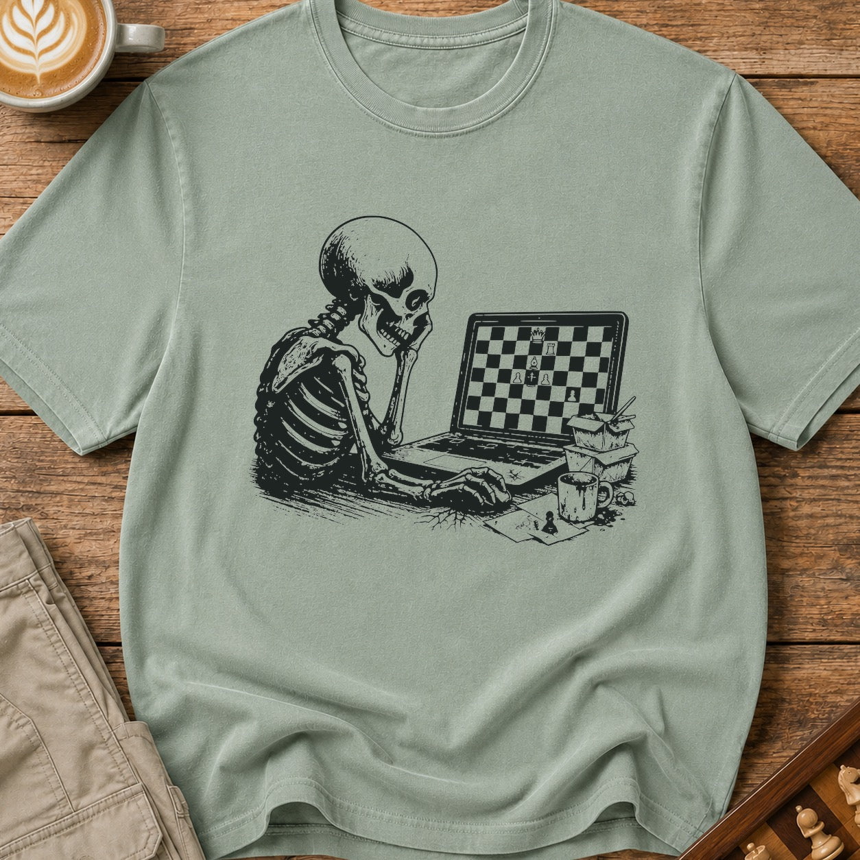 Death By Online Chess T-Shirt