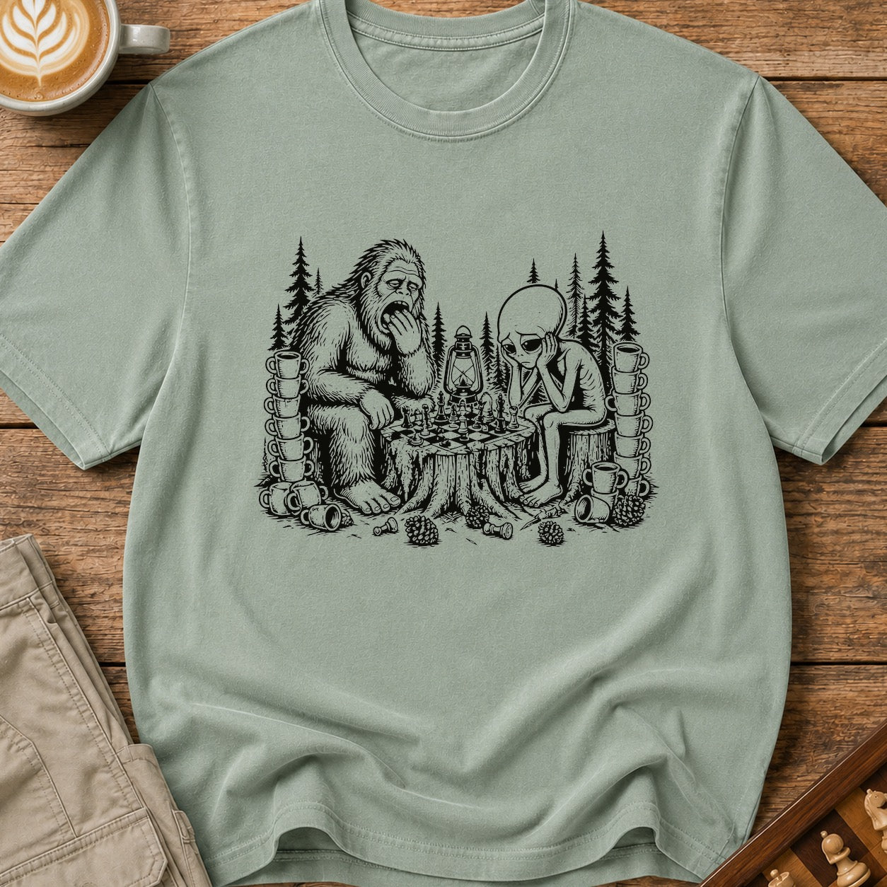 Cryptid Chess Club T-Shirt