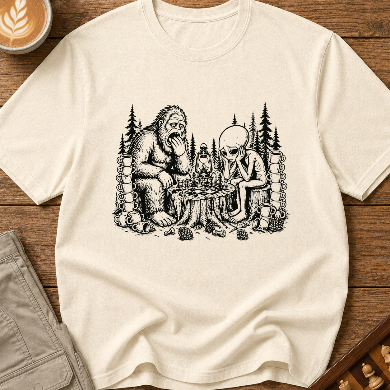 Cryptid Chess Club T-Shirt