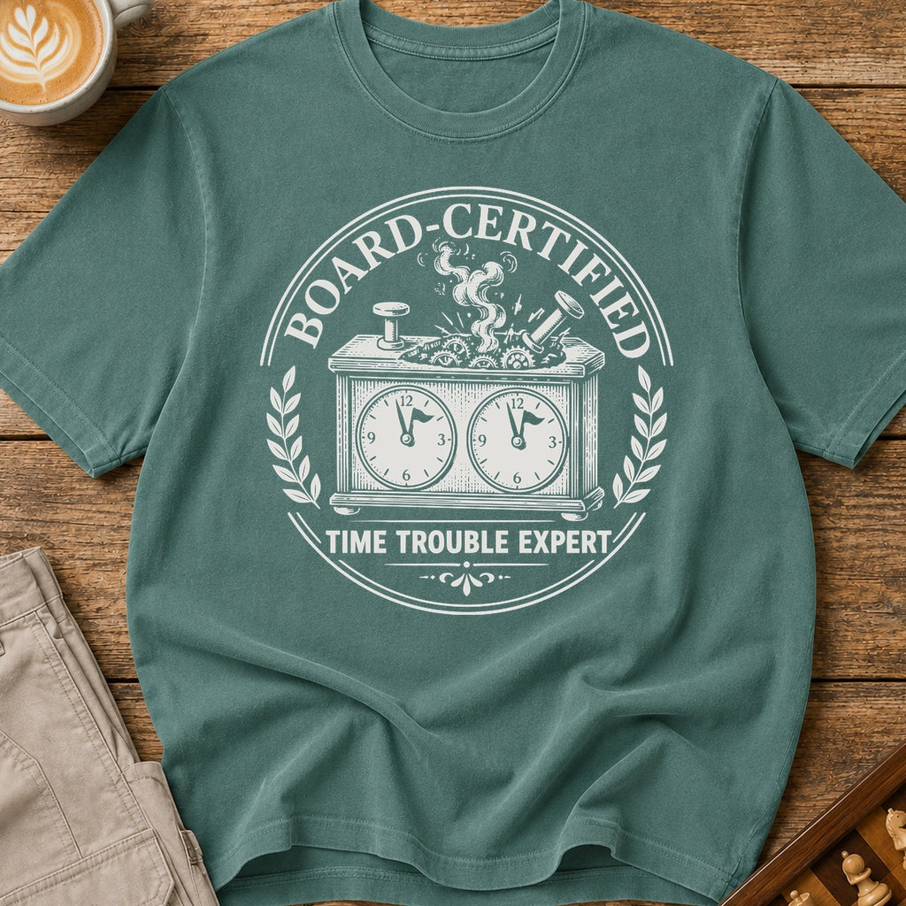 Board-Certified Time Trouble Expert T-Shirt