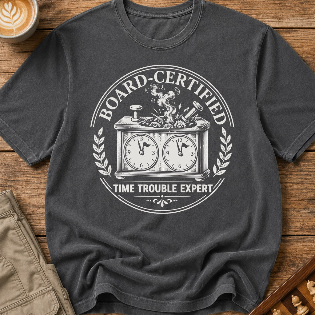 Board-Certified Time Trouble Expert T-Shirt