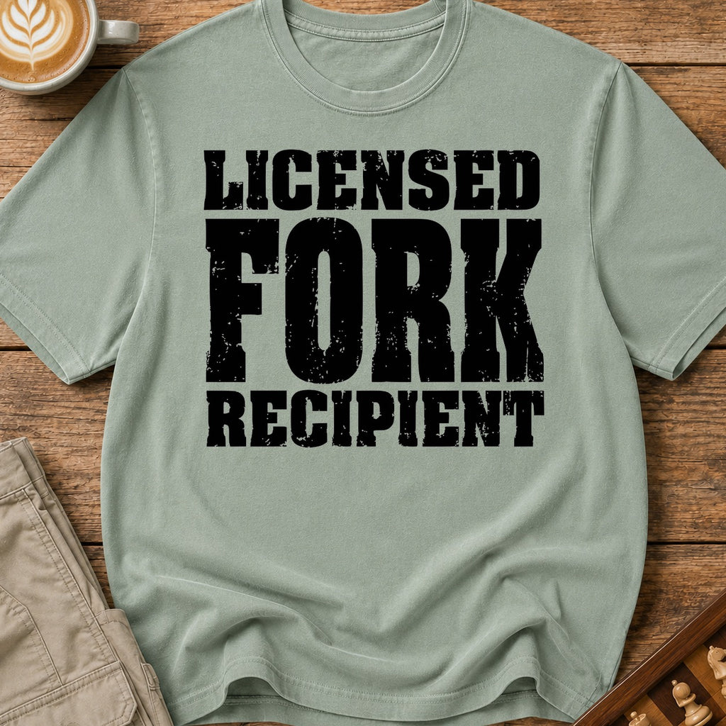 Licensed Fork Recipient T-Shirt