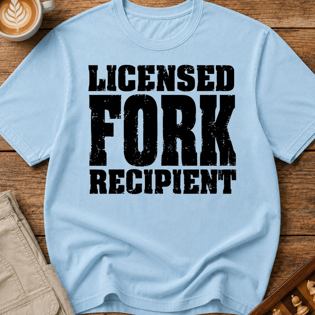 Licensed Fork Recipient T-Shirt